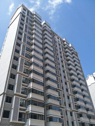 銅煤一號住宅小區(qū)牡丹園1#、2#、3#樓順利交工