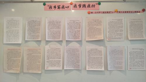 “我手寫(xiě)我心，我學(xué)踐我行”