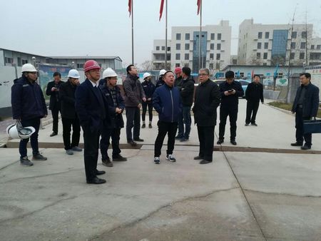 陜煤技術(shù)研究院院長閔小建一行蒞臨天工公司土建十五施工現(xiàn)場(chǎng)檢查指導(dǎo)工作