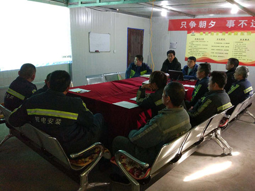 機電安裝公司：嚴細結合，全力沖刺全年安全生產(chǎn)目標