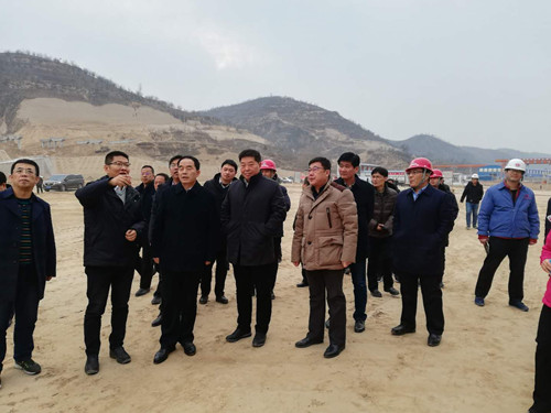 陜西省國資委、陜煤集團領導蒞臨天工公司項目檢查工作