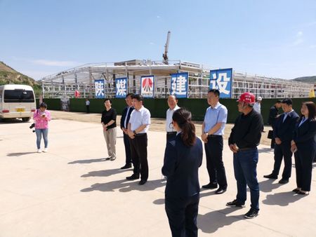 榆林市委常委、組織部部長張啟東一行蒞臨陜煤建設天工公司承建的清澗紅棗深加工項目調(diào)研指導工作