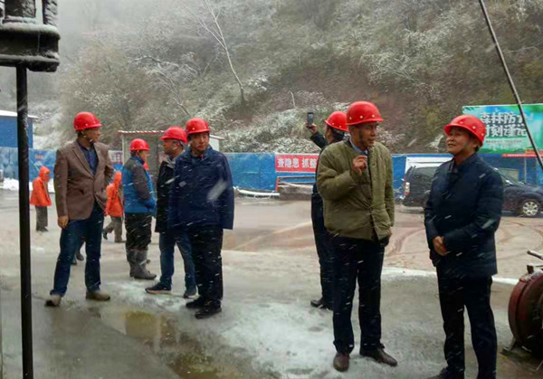 楊讓順一行蒞臨陜煤建設(shè)礦建三公司在建項目檢查指導工作