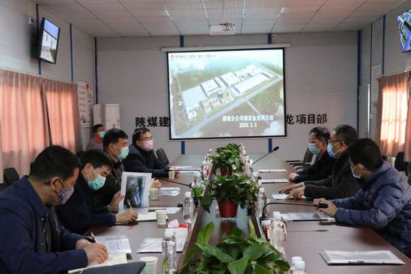 公司領導侯本英、楊讓順一行深入渭南分公司南京金龍項目檢查復工及防疫工作