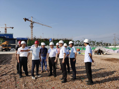 空港新城黨委委員、管委會副主任劉功毅蒞臨空港PPP項目檢查指導(dǎo)工作