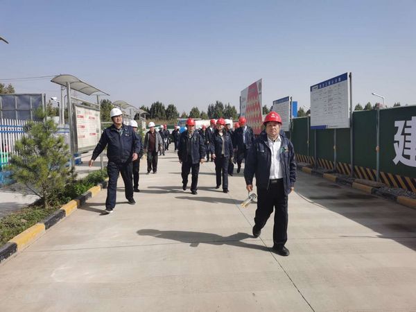 中央儲備糧西安直屬庫有限公司總經(jīng)理牟敏一行觀摩調(diào)研陜煤建設(shè)天工公司中儲糧項目