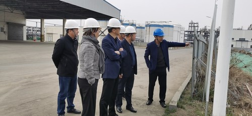 趙敬凱深入山東宏信化工股份有限公司老廠區(qū)搬遷改造項目檢查指導工作
