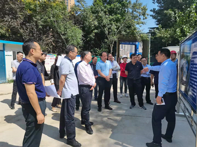 咸陽市人大常委會副主任王滿院蒞臨陜煤建設(shè)咸陽城市停車場BOT項目調(diào)研工作