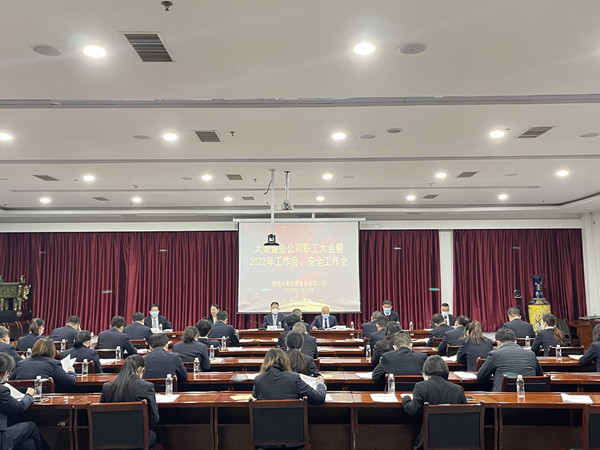 建設(shè)集團大秦置業(yè)公司召開職工大會暨2022年工作會、安全會