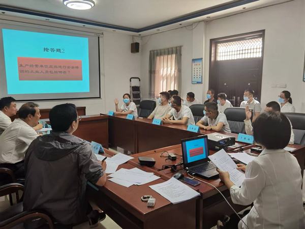 陜煤建設設備租賃中心舉辦安全生產(chǎn)普法知識競賽