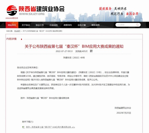 陜煤建設(shè)在陜西省第七屆“秦漢杯” BIM應(yīng)用大賽中創(chuàng)歷史佳績(jī)