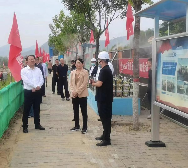 綏德縣委常委、副縣長(zhǎng)苗立群一行蒞臨綏德縣第二凈水廠項(xiàng)目檢查指導(dǎo)工作