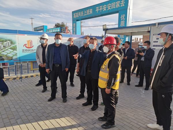 鄂托克旗旗委副書(shū)記、政府旗長(zhǎng)王國(guó)泉一行蒞臨陜煤建設(shè)內(nèi)蒙古分公司第二項(xiàng)目部檢查指導(dǎo)工作