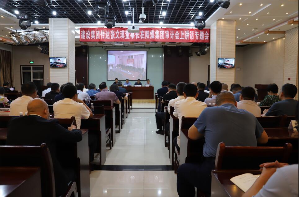<strong>陜煤建設(shè)集團(tuán)召開傳達(dá)張文琪董事長在陜煤集團(tuán)審計工作會議上講話精神專題會</strong>