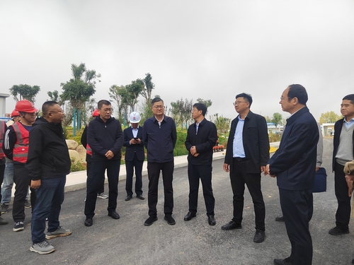榆林市委副書記、市委黨校校長李雄斌一行蒞臨榆林市委黨校新校區(qū)建設(shè)項目檢查指導(dǎo)工作