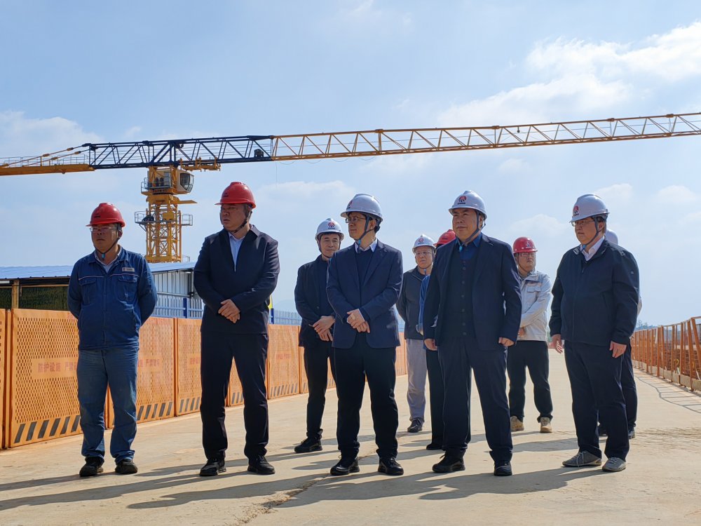 省紀委監(jiān)委駐陜煤集團紀檢監(jiān)察組組長、集團黨委委員、紀委書記閆恒光一行深入陜煤汨羅電廠項目調(diào)研指導工作