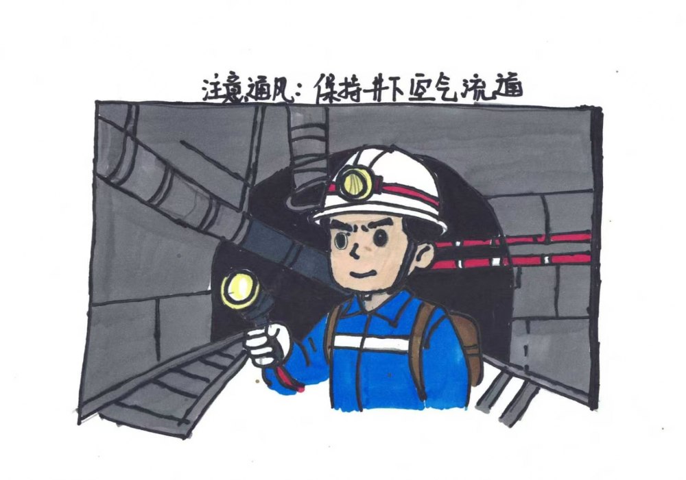井下安全“四字訣”：通風(fēng)、滅火、逃生、提能