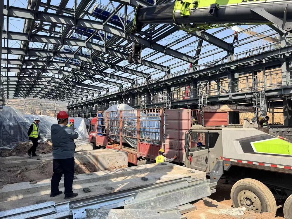 陜煤建設(shè)洗選煤運營公司：精益攻堅  按下項目建設(shè)“實干鍵”